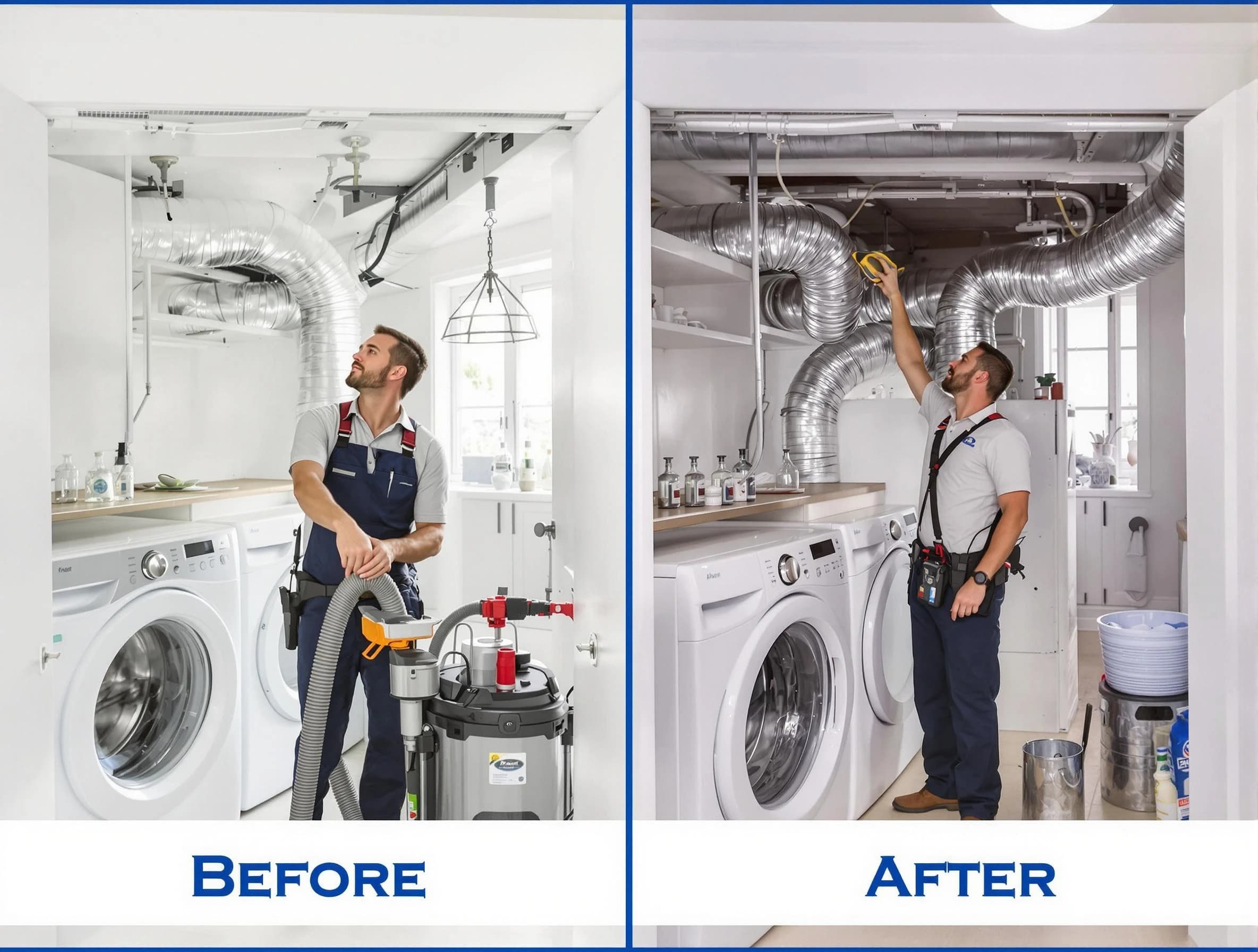 Expert gas dryer vent cleaning by Williamsburg Dryer Vent Cleaning in Williamsburg