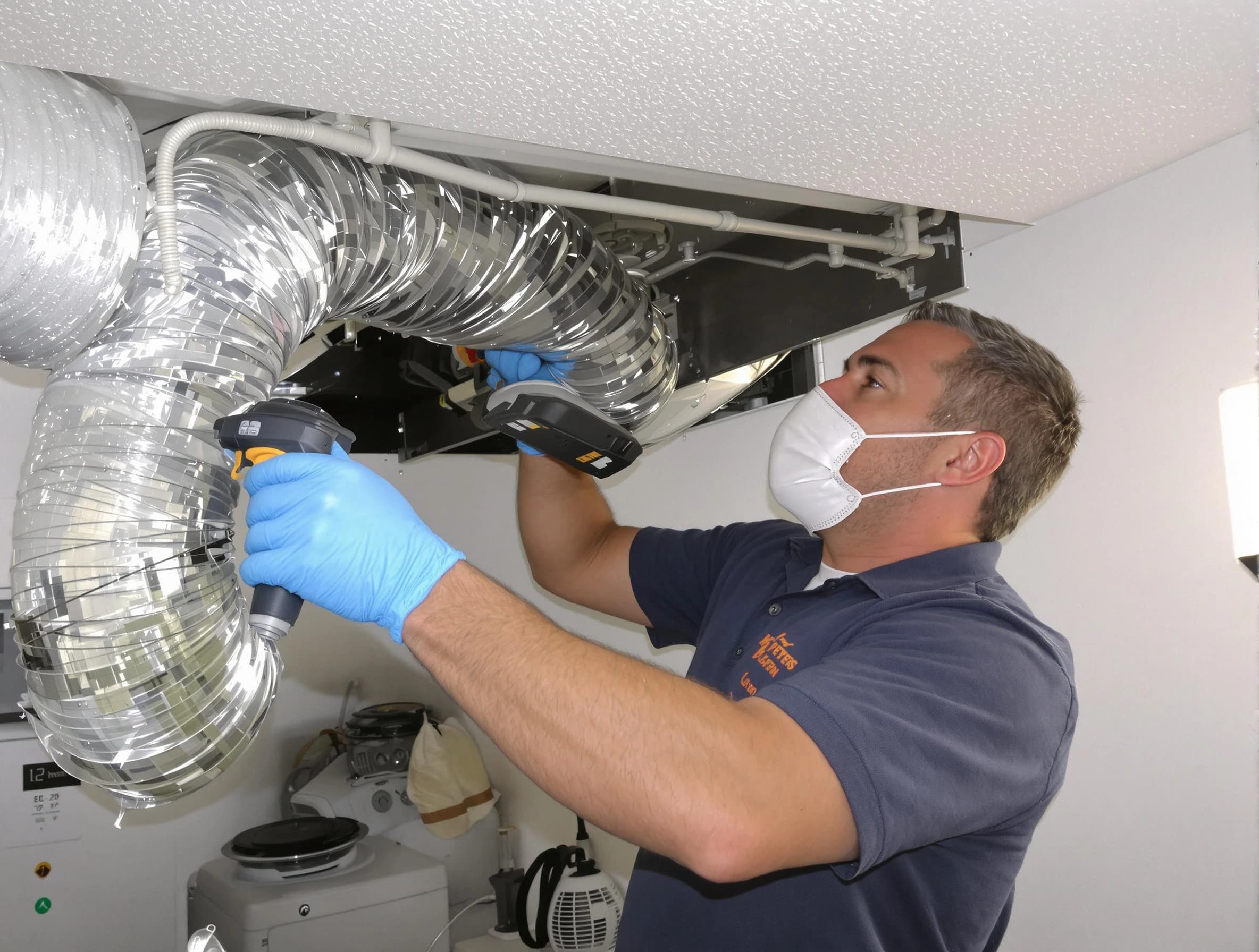 Williamsburg Dryer Vent Cleaning professional performing thorough residential dryer vent cleaning in Williamsburg