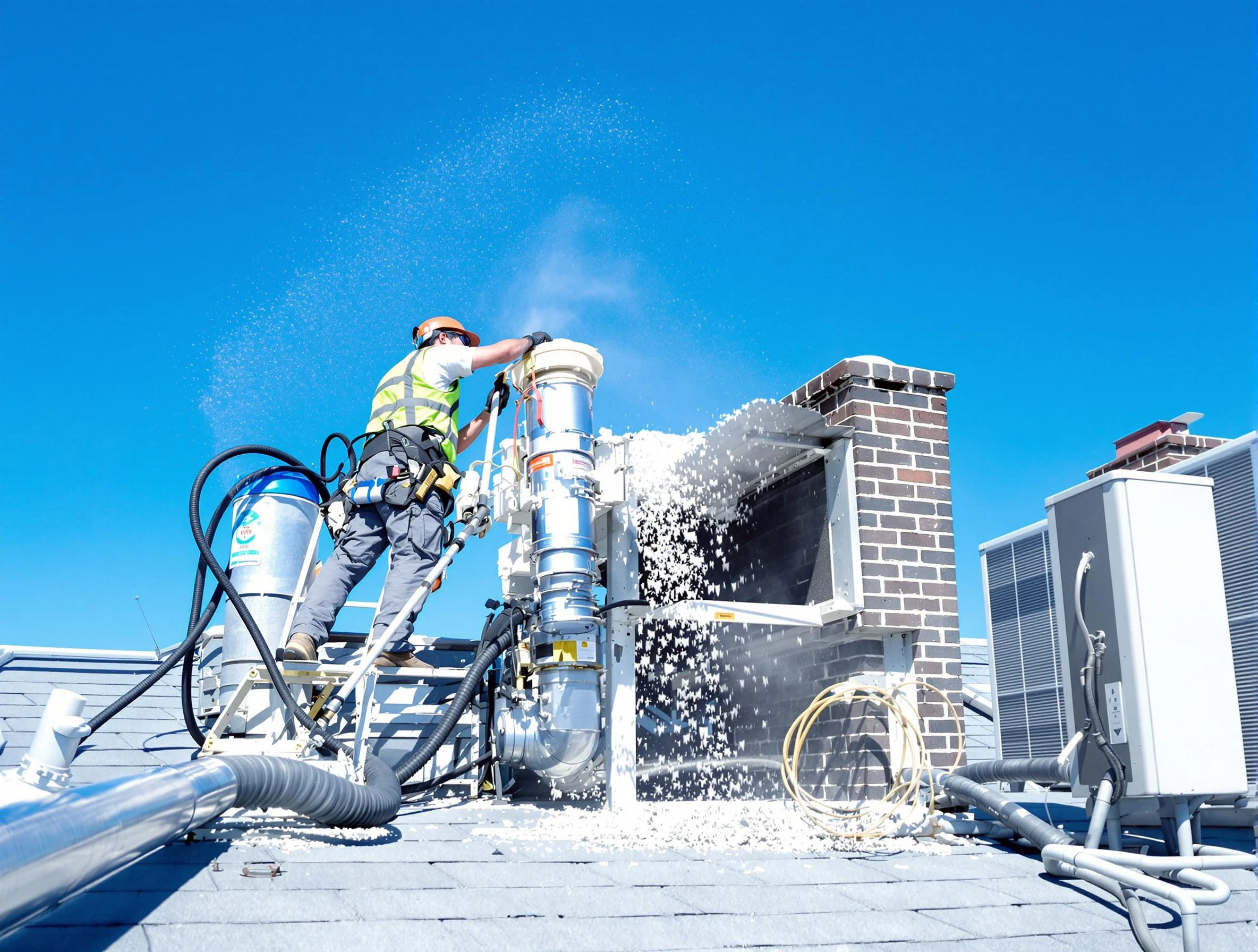 Expert roof dryer vent cleaning by Williamsburg Dryer Vent Cleaning in Williamsburg