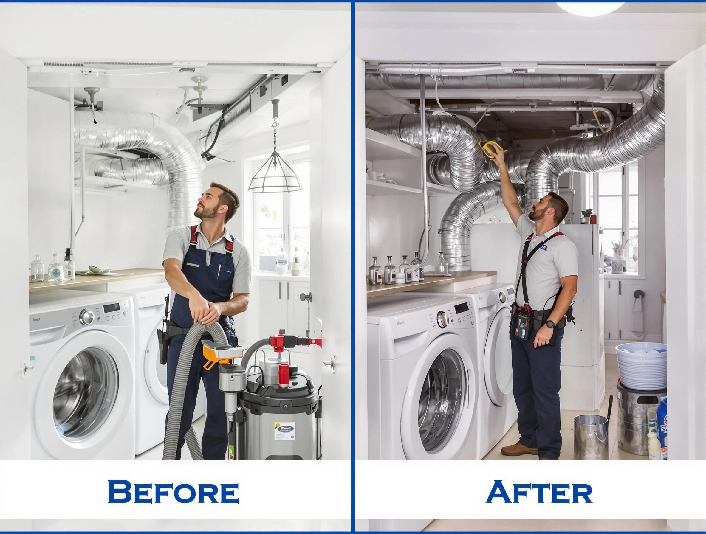 Expert gas dryer vent cleaning by Williamsburg Dryer Vent Cleaning in Williamsburg
